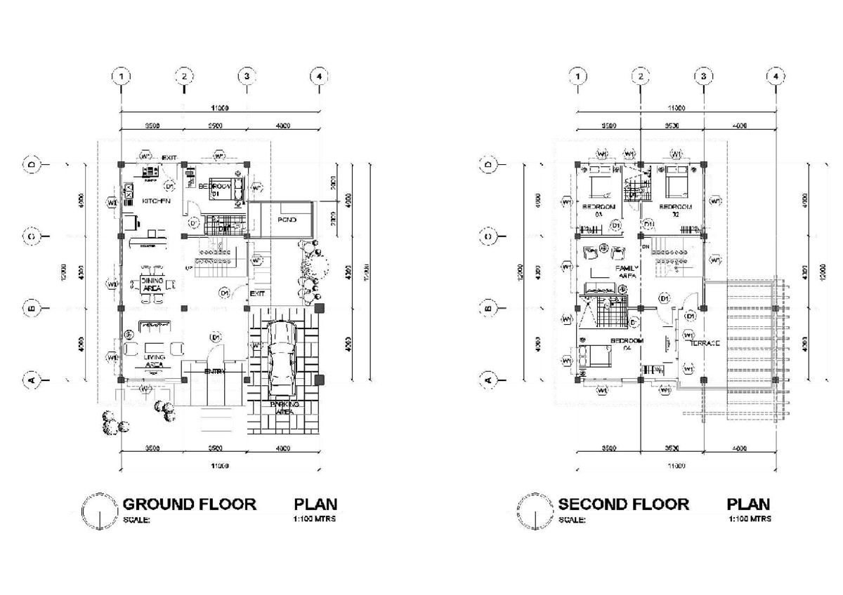 Proposed 2 Storey Residential - Architecture - 7 2 3 O D 7 2 3 C D1 B w ...