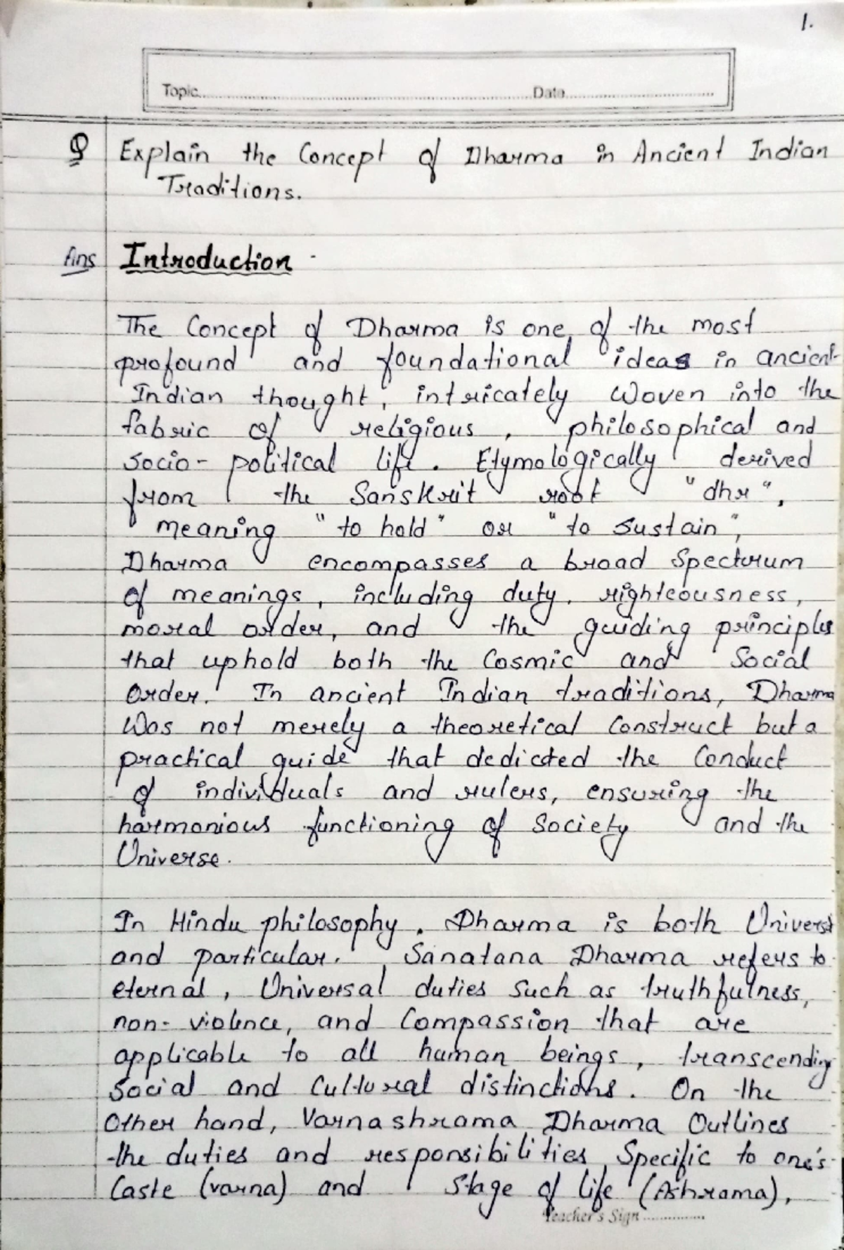 IIPT Assignment - DSC-2 UNIT-2 - Topic.. the TotadBions. 9Esplain Ans ...