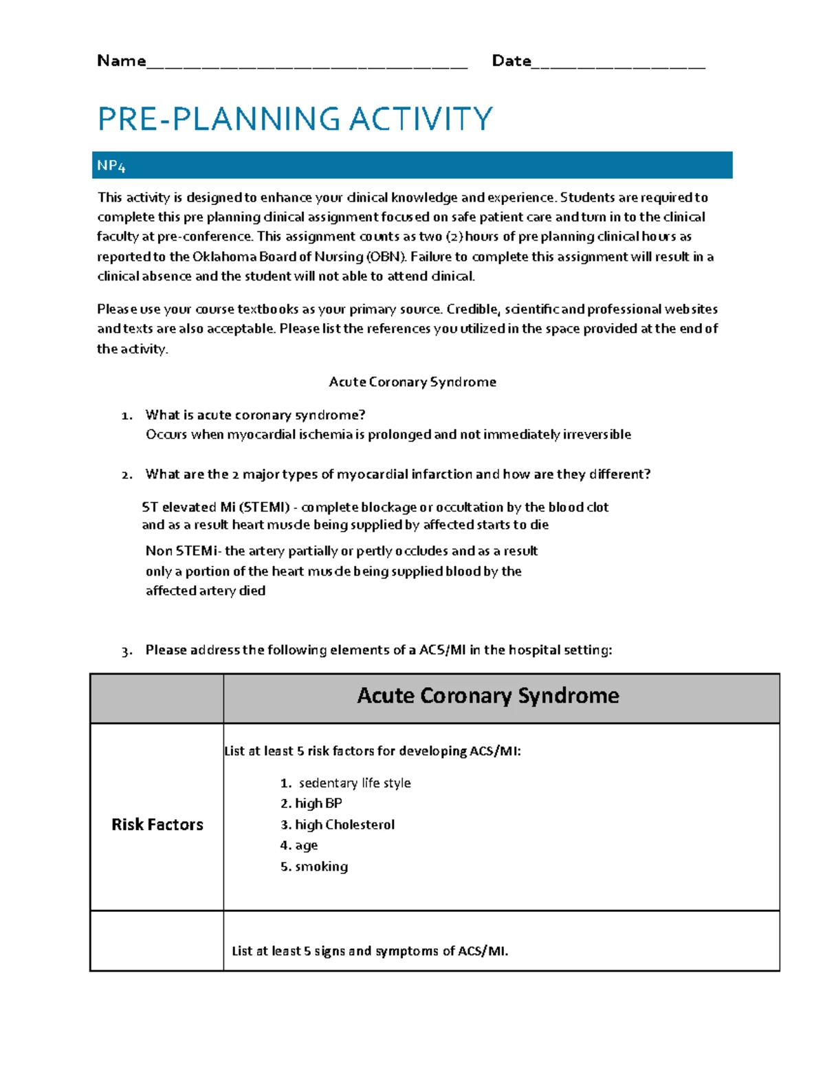Exam 2 - Exam 2 Study Guide - Student Overview Connor Morgan ID: D ...