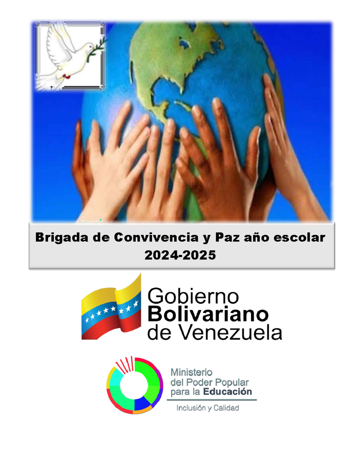 Cuadernillo de la Brigada de Paz y Convivencia Escolar 2024 - Studocu