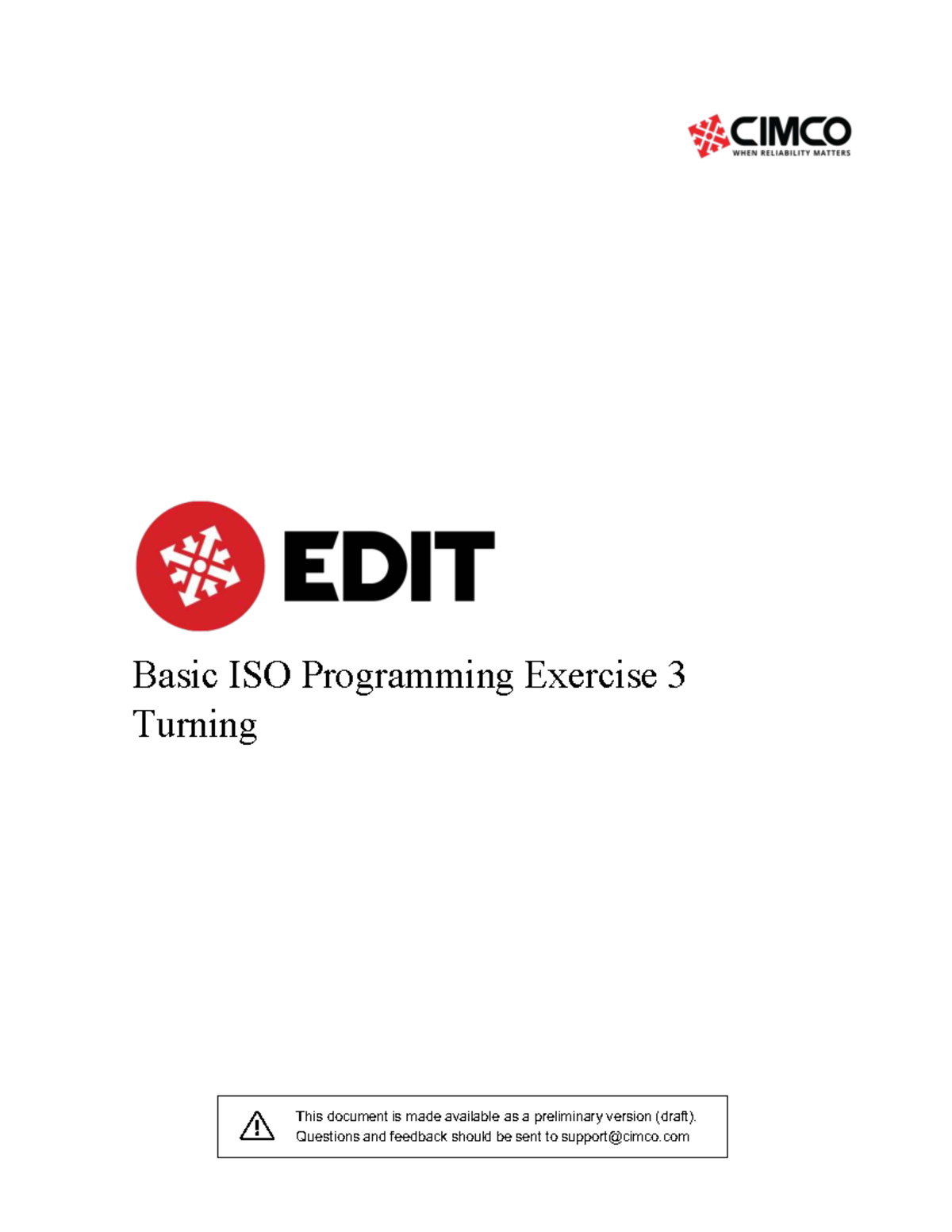 CIMCO Edit Basic ISO Programming Tutorial 3: Turning Techniques - Studocu