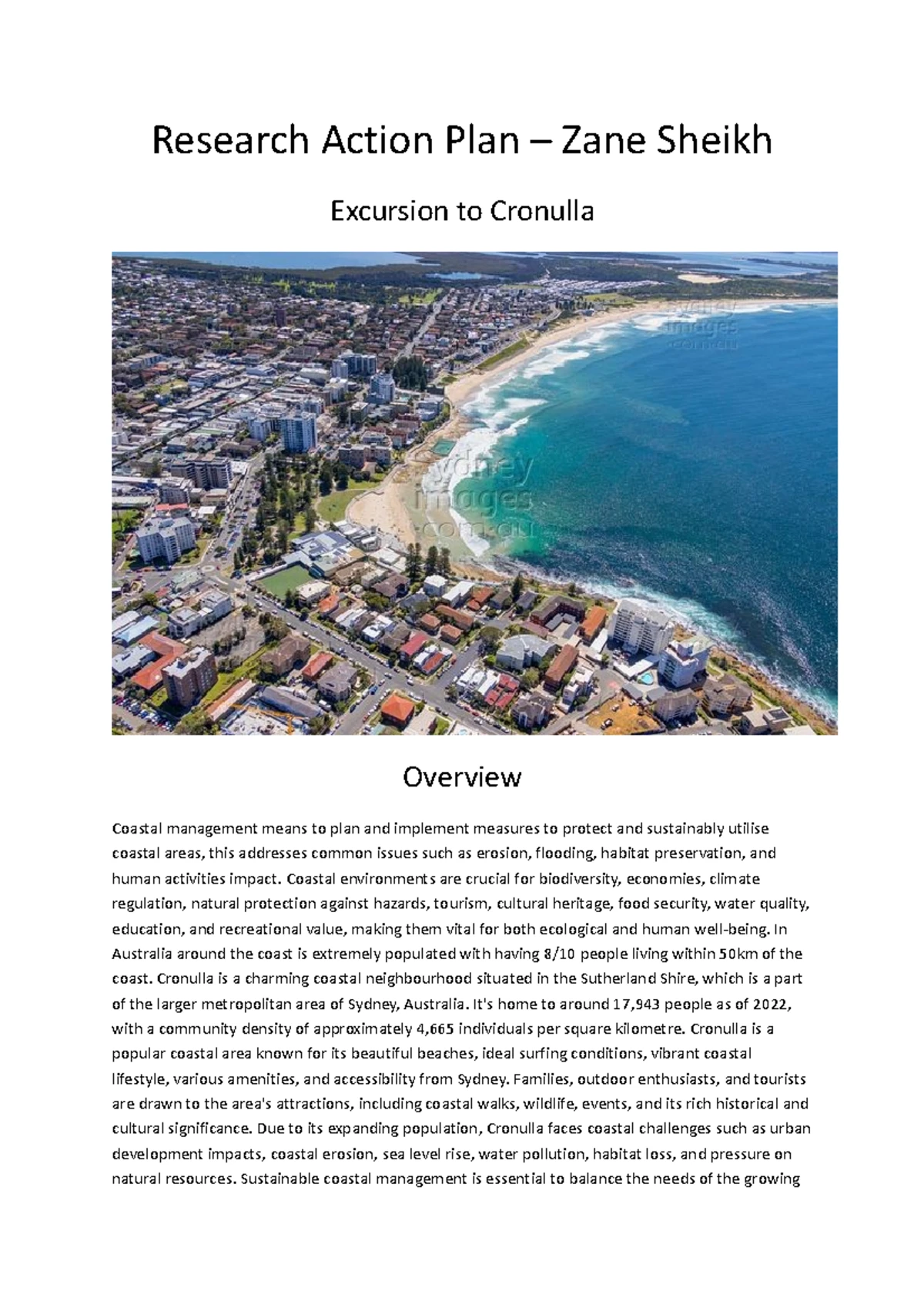 GEO 10 Assessment Task 1: Managing Environmental Change in Australia ...