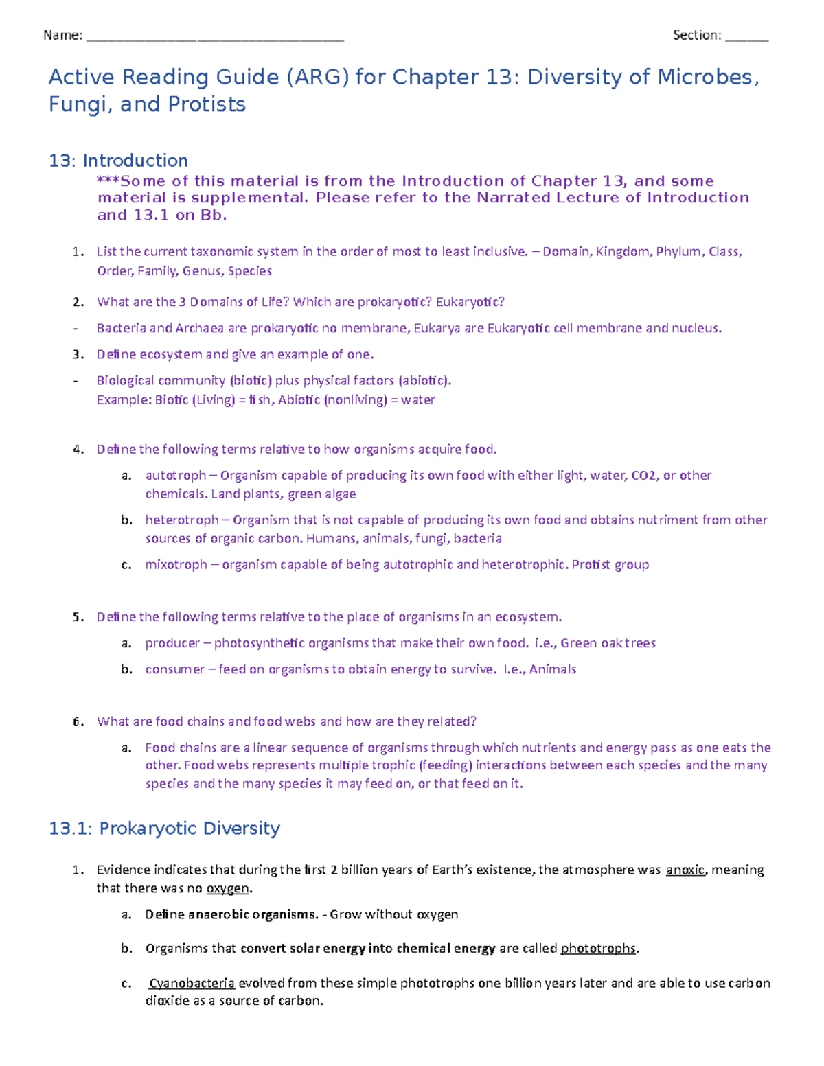 Chapter 13 ARG(1) - n/a - Active Reading Guide (ARG) for Chapter 13 ...