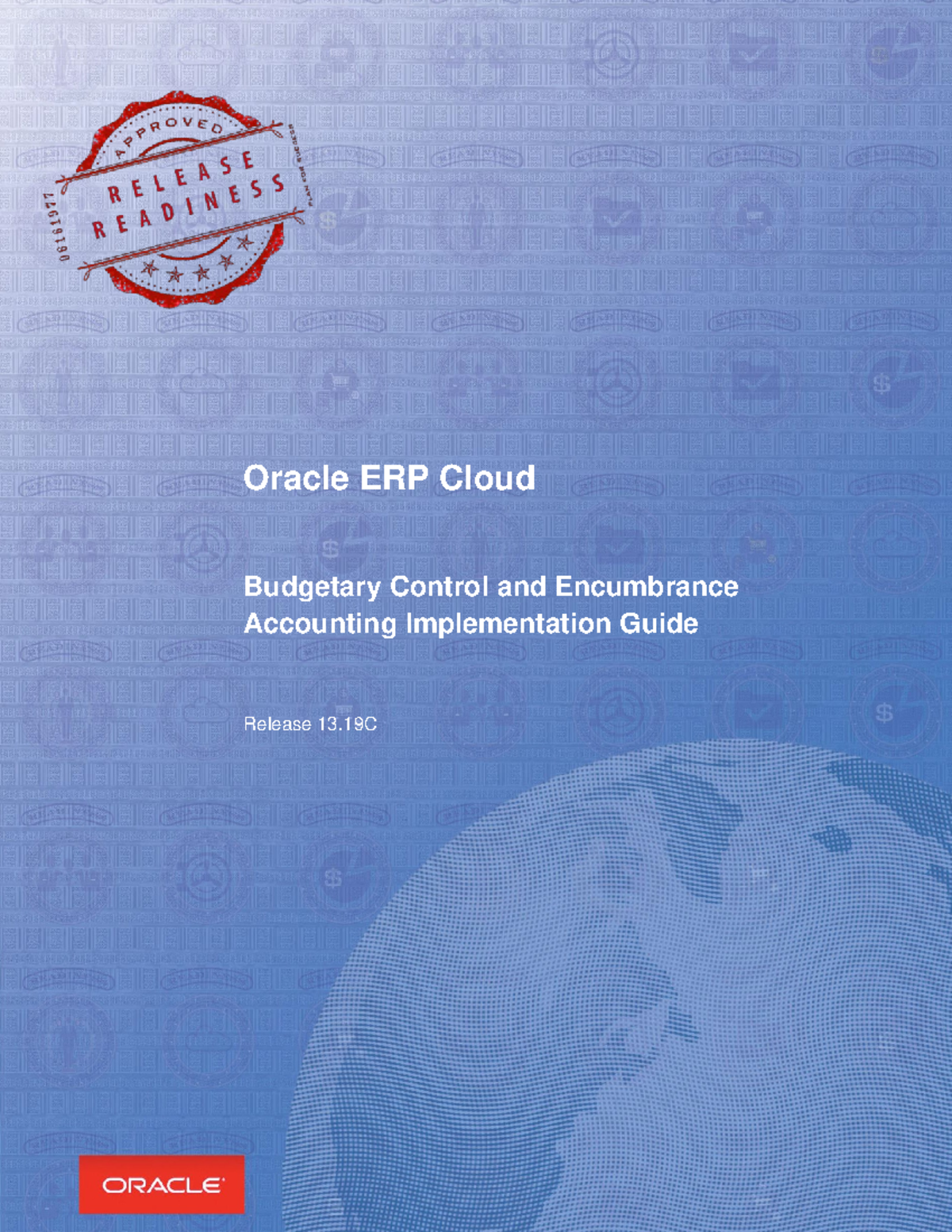 Oracle ERP Cloud - Implementation Guide for Budgetary Control & EA 19C ...