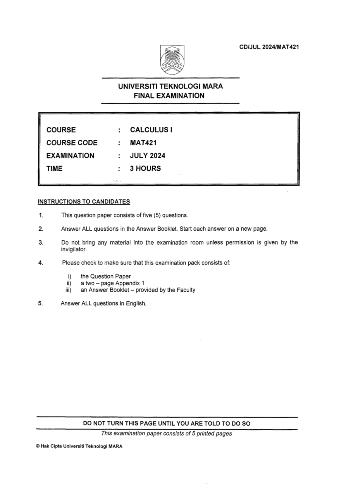 MAT421 2024 - Final Exam Questions and Solutions Guide - Studocu