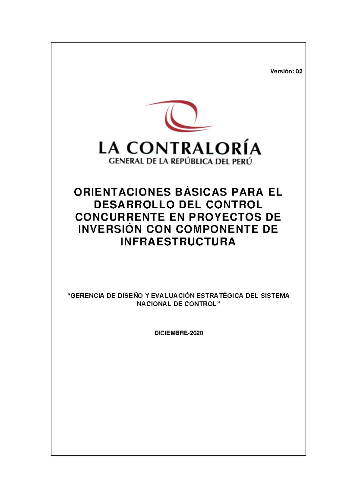 Orientaciones Básicas para el Control Concurrente en Proyectos de - Studocu
