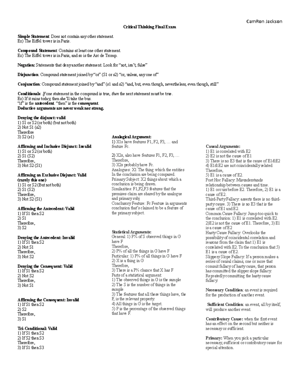Critical Thinking Study Guide: Key Concepts & Evaluation Techniques ...