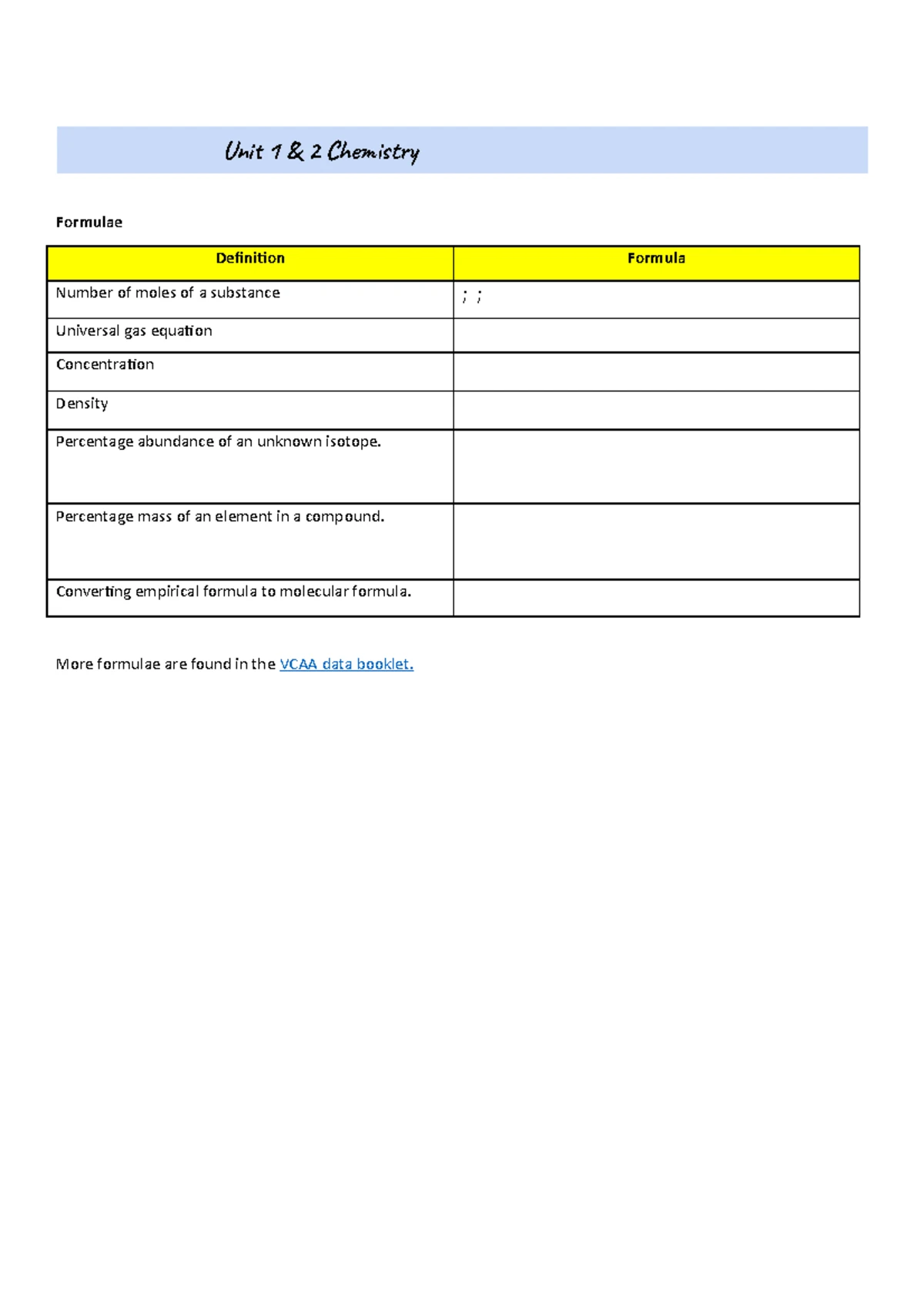 Chemistry Unit 1 Exam Questions Unit One Chemistry Exam Multiple