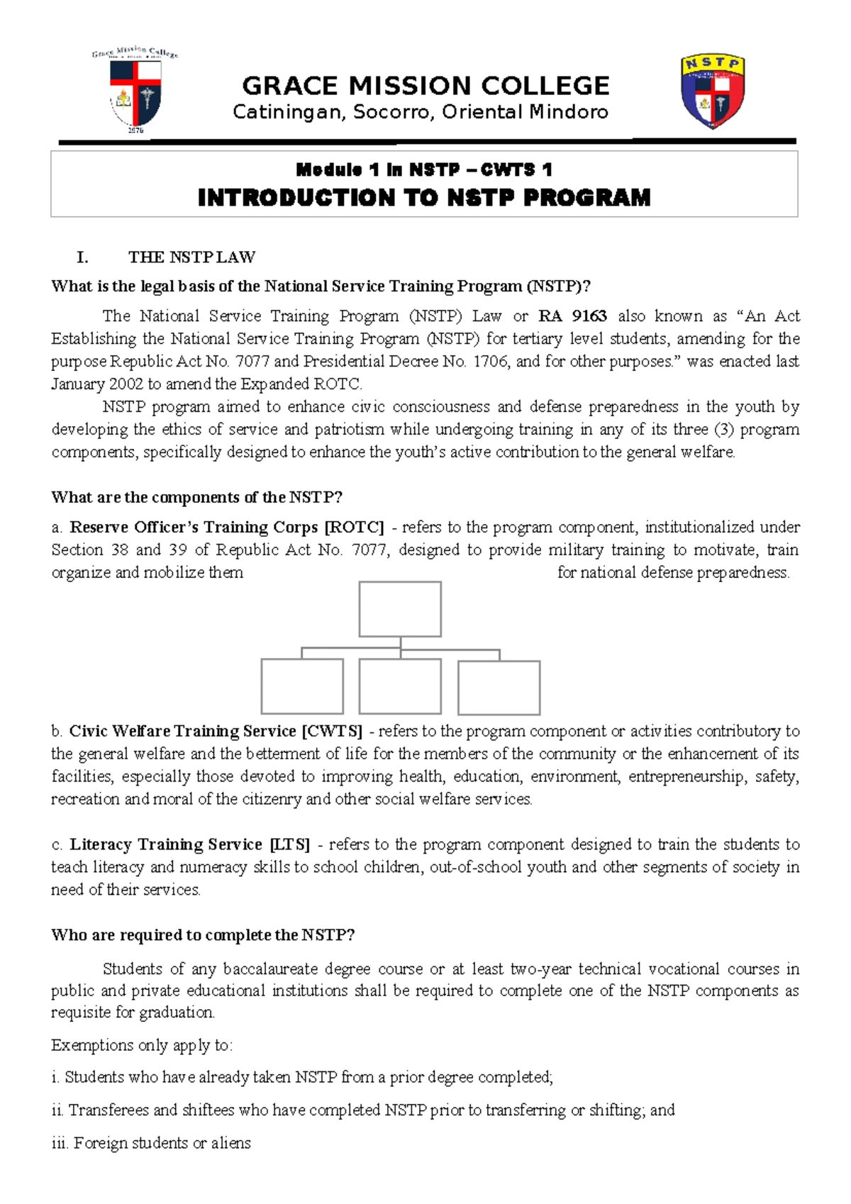Class Program S.Y. 2024-2025 for Grade VI Section Beauty - Studocu