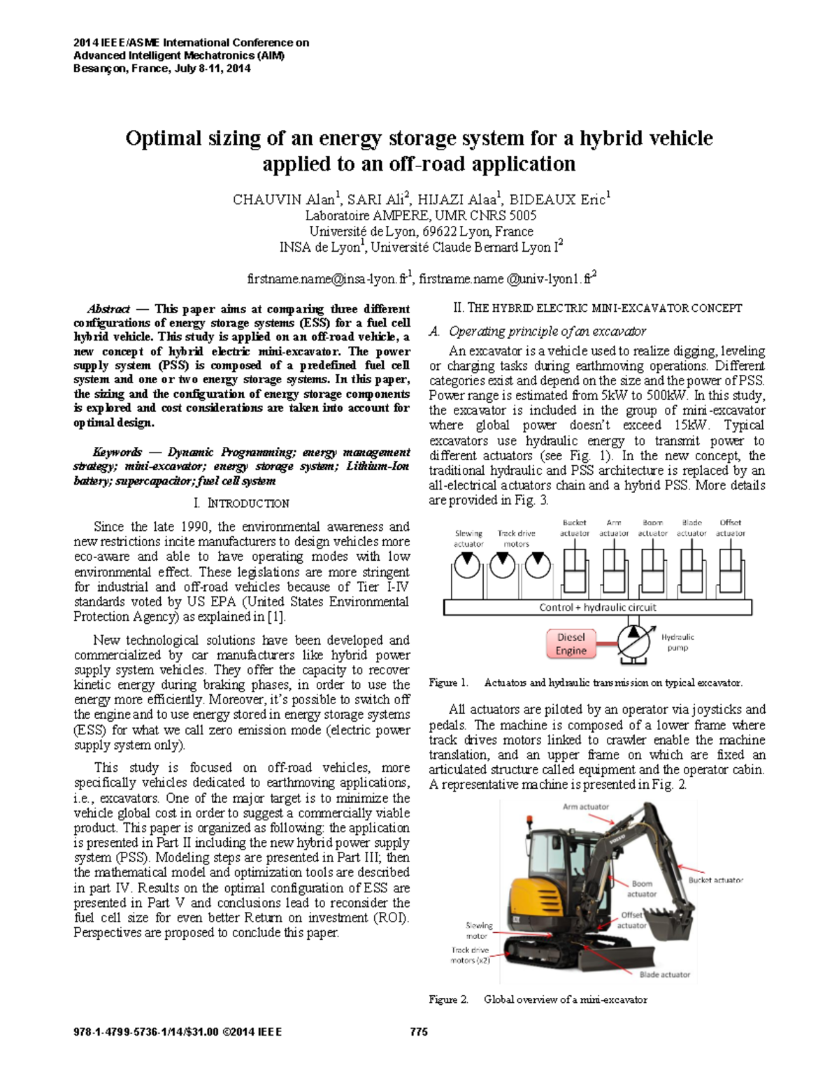 Optimal sizing of an energy storage system for a hybrid vehicle IEEE ...