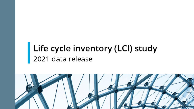 Eighth Global LCI Study for Steel Products (2021 Data Release) - Studocu