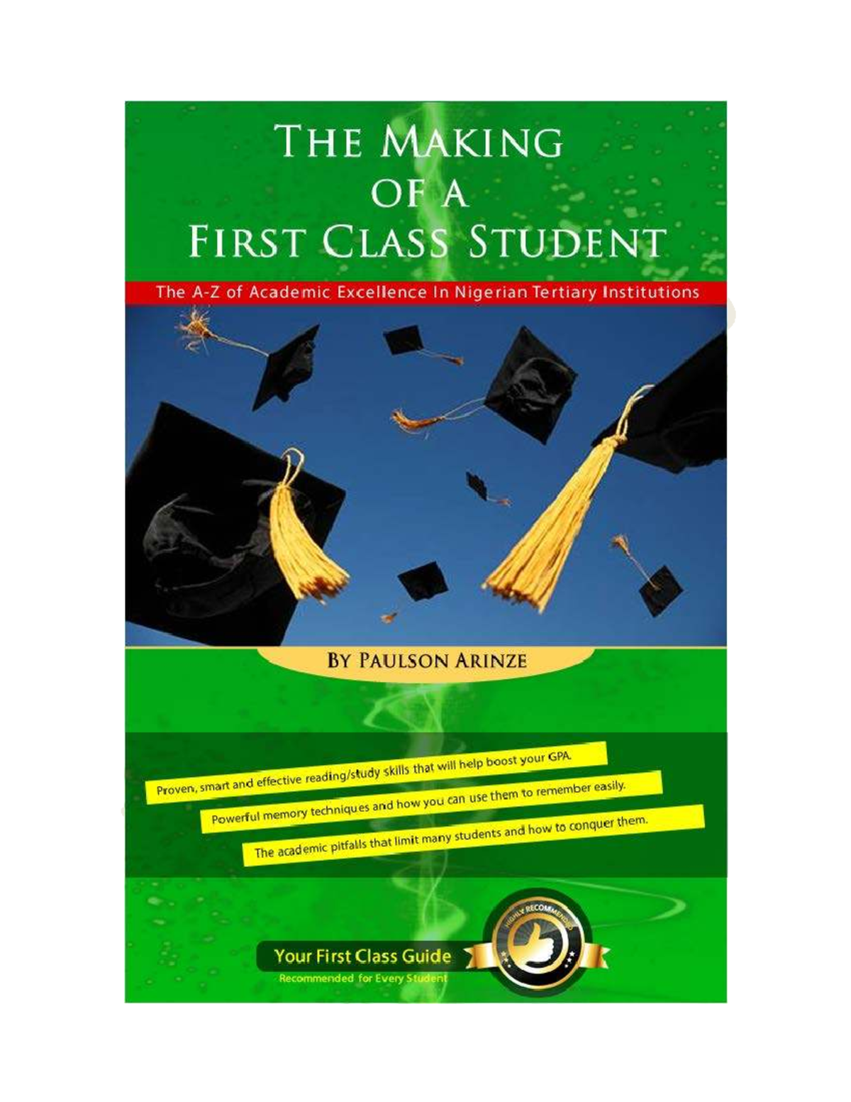 The Making of a First-Class Student: Academic Excellence in Nigeria ...