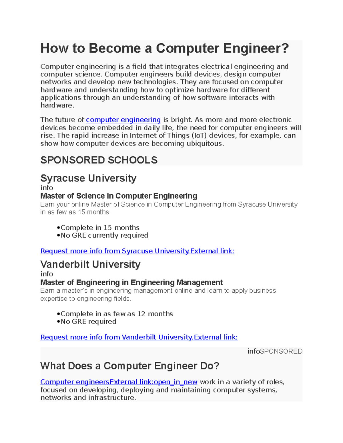 Field - Roadmap to Becoming a Computer Engineer - Studocu