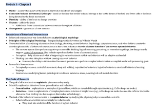 Module 2 - Structure and Function of the Nervous System - ) from the ...