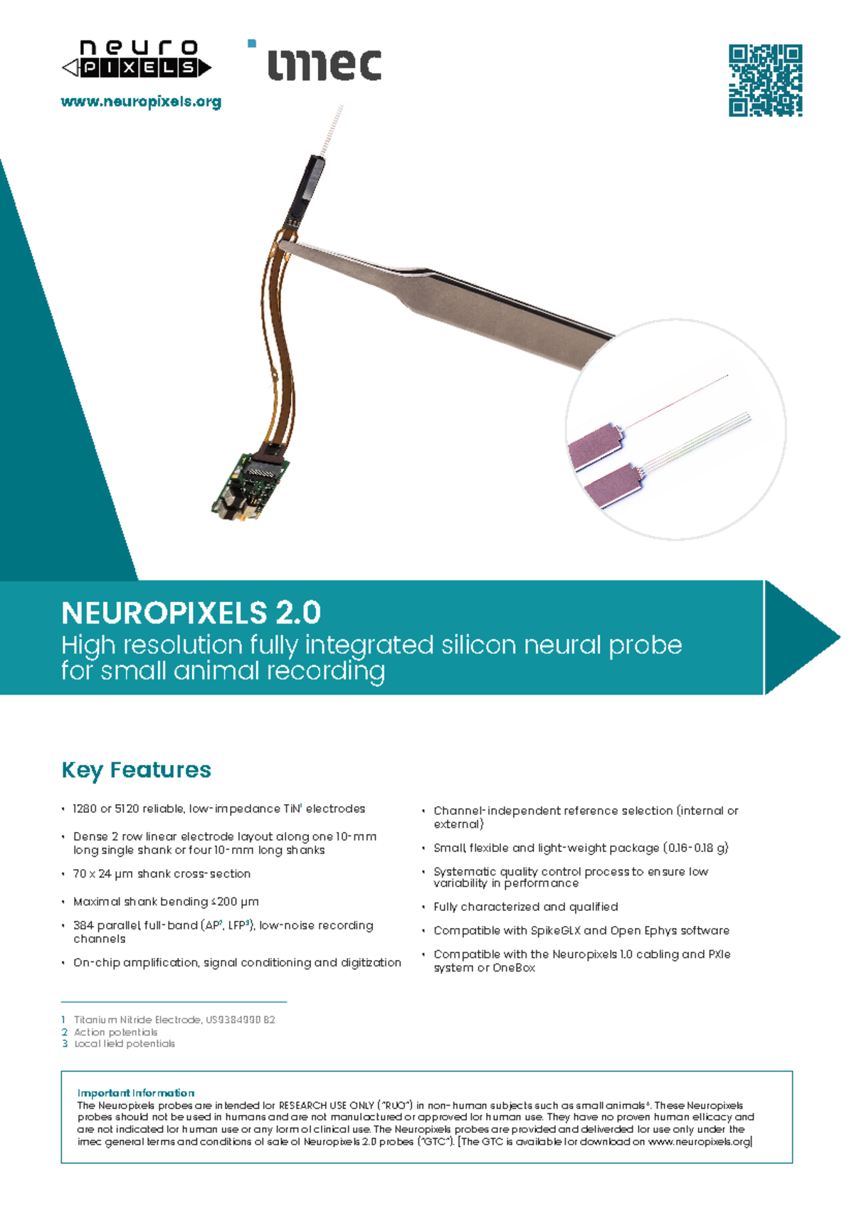 Neuropixels 2 Neural Probes: Advanced Specs & Applications for Research ...