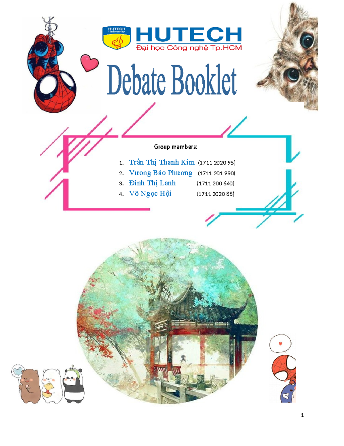 Debate Topics and Insights: A Comprehensive Booklet for 1711 Course ...