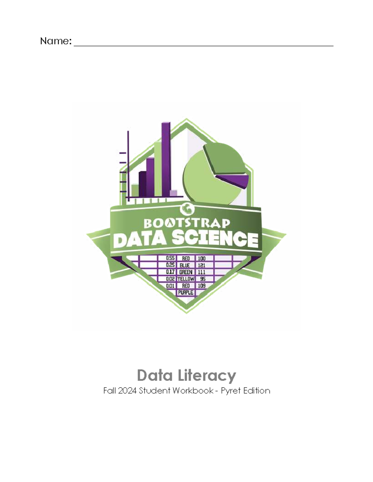 Data Literacy Fall 2024: Student Workbook & Reflection Activities - Studocu