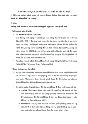 [Solved] H Ch Minh cho rng S ra i ca ng Cng sn Vit Nam l kt qu ca s kt ...