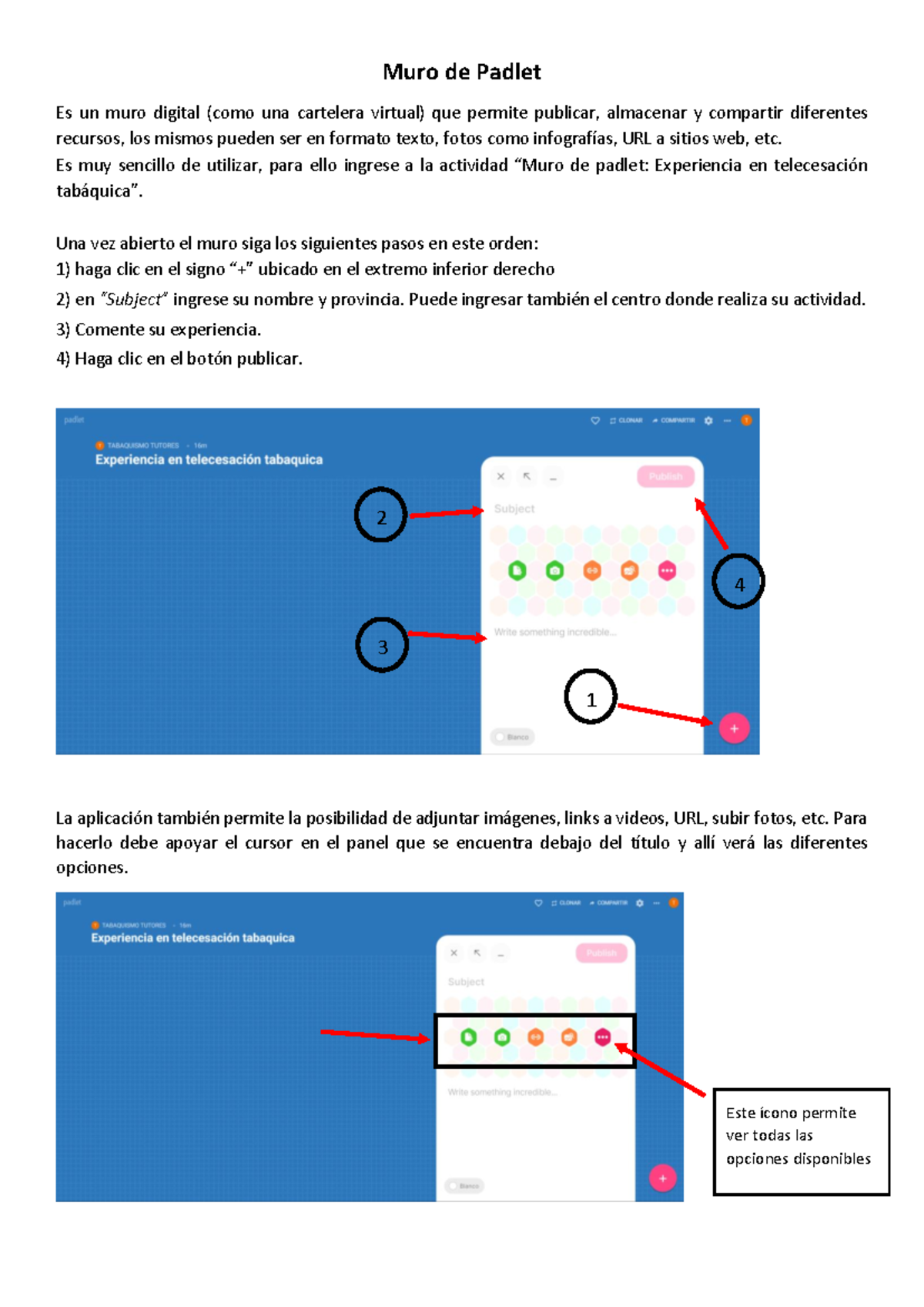 Tutorial: Cómo Usar el Muro de Padlet para Compartir Recursos - Studocu