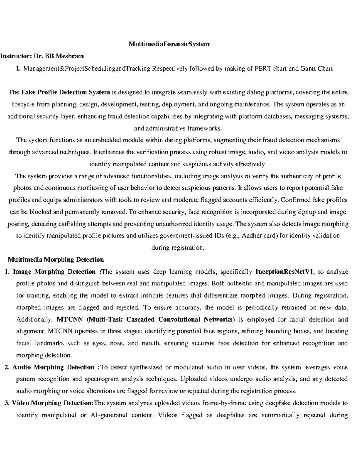Multimedia Forensic System Case Study: Fake Profile Detection (RMMM ...