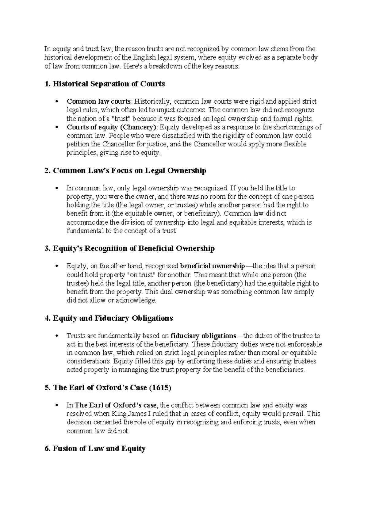 Equity and Trust Law Seminar 2: Understanding Trusts and Fiduciary ...