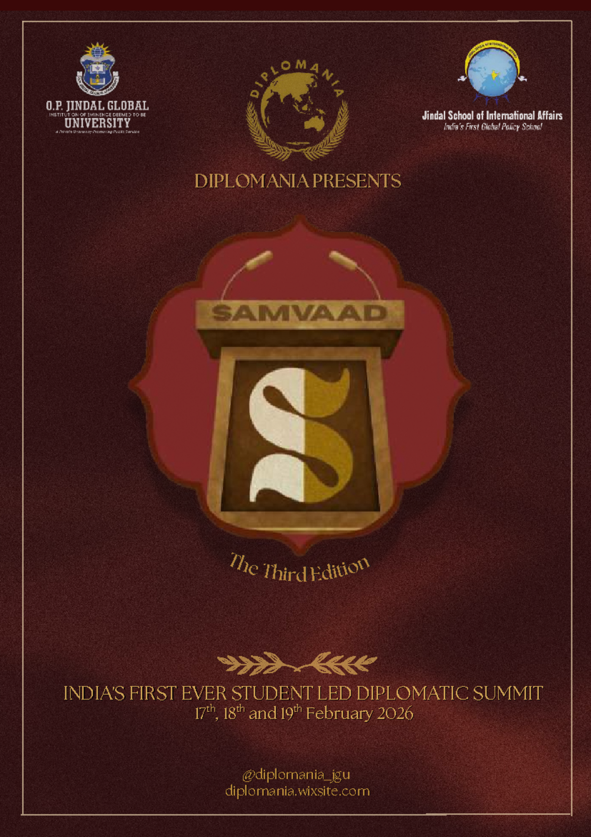 Samvaad 3.0 Events Directory: JGU's Premier Diplomatic Summit - Studocu