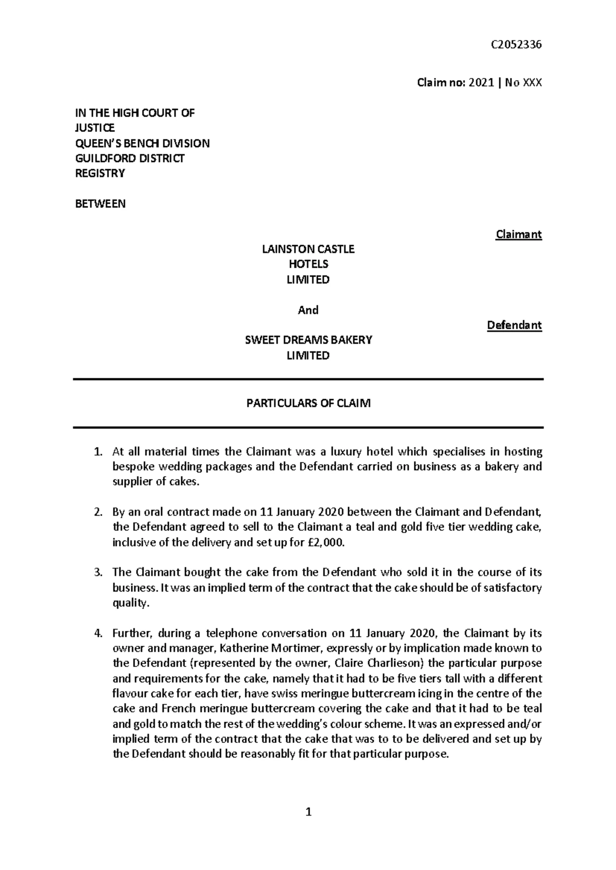 LPC Mock Exam Paper: Business Law and Practice Assessment - Studocu