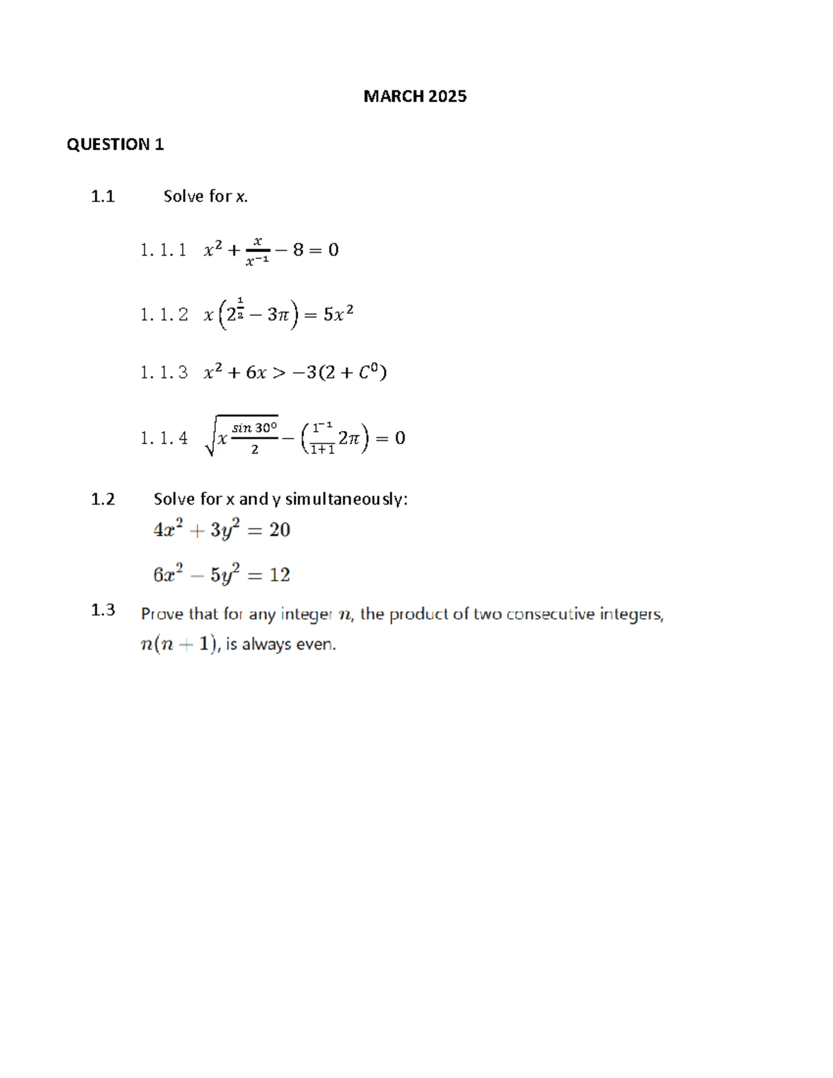 Gauteng Grade 8 Mathematics June 2022 Control Test QP & Memo - Studocu