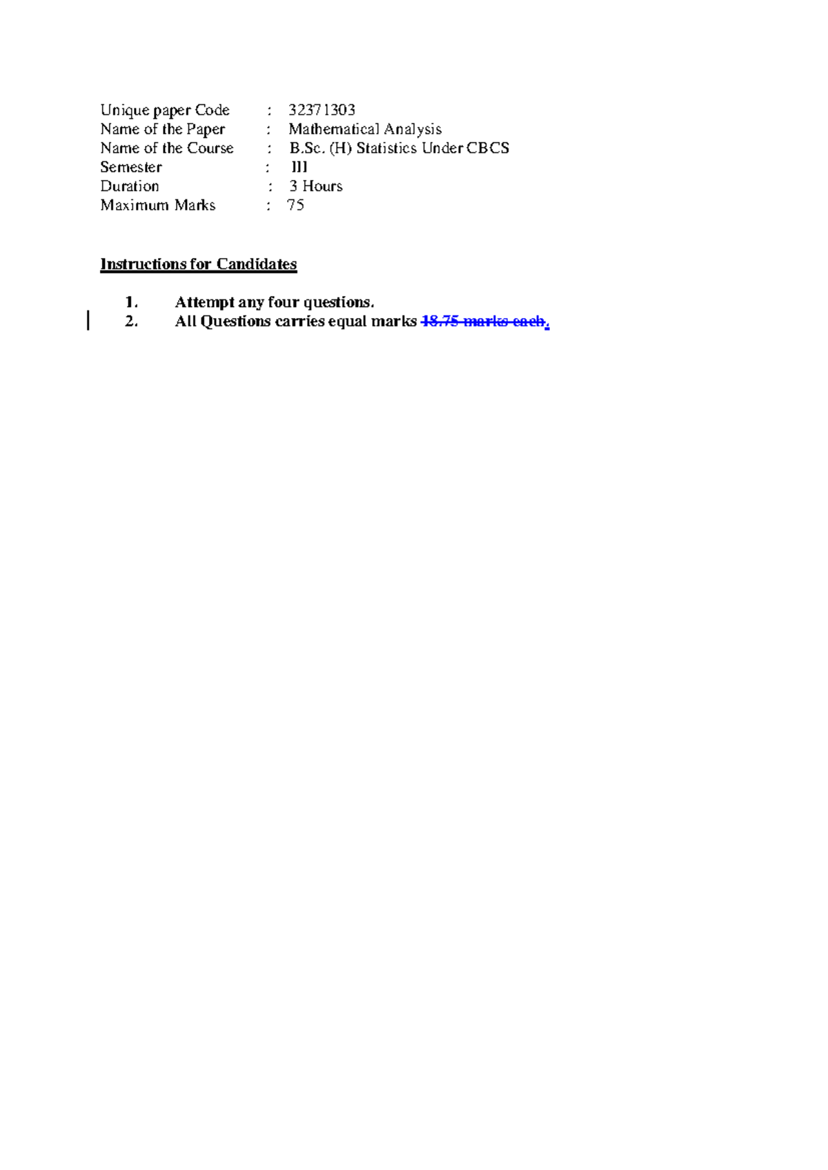 Mathematical Analysis and Statistical Data Analysis for B.Sc (H) Sem ...