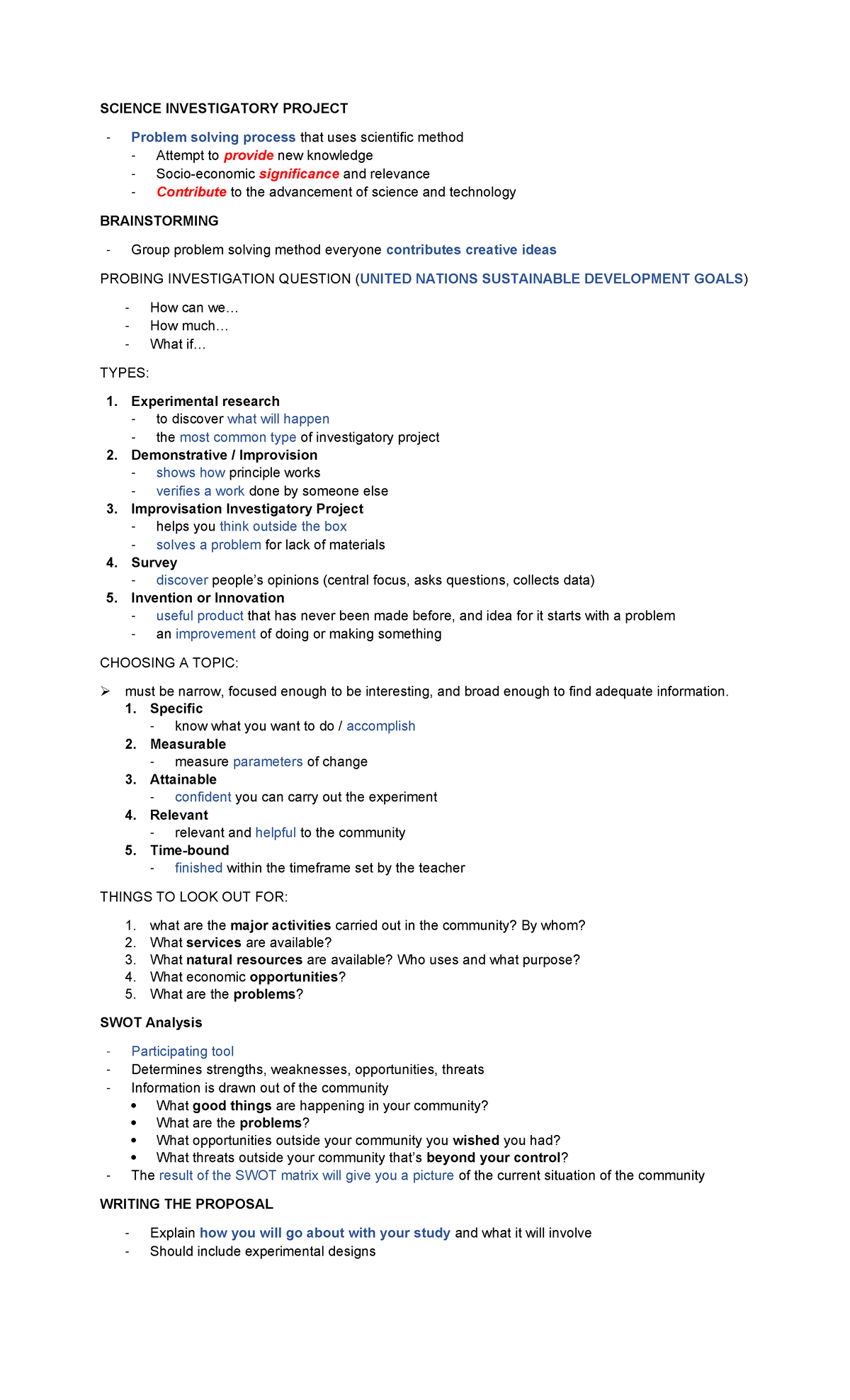 Research Guide: Structure, Ethics, and Writing Tips for Projects - Studocu