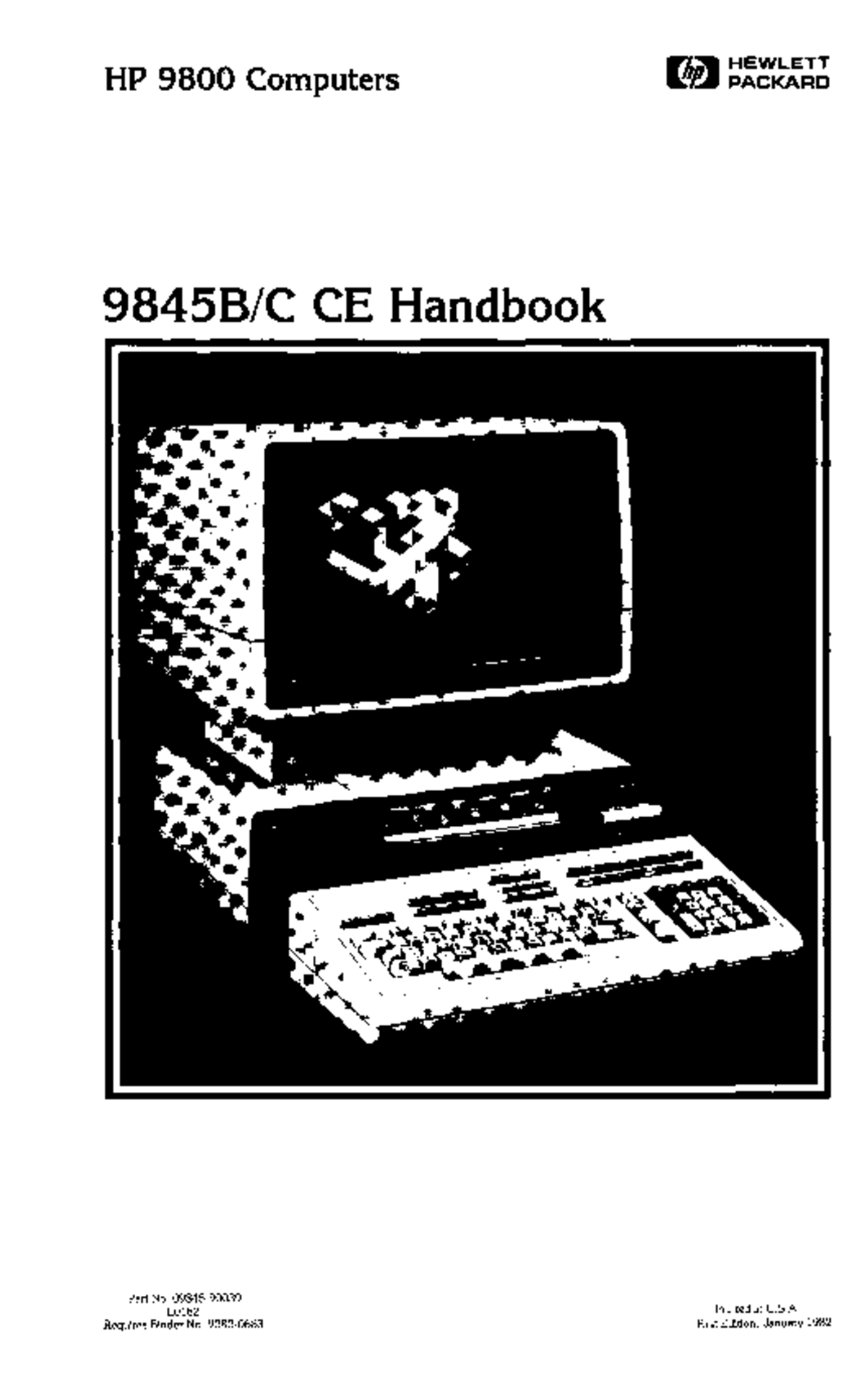 HP 9845B-C CE Handbook: Installation & Maintenance Guide - Studocu