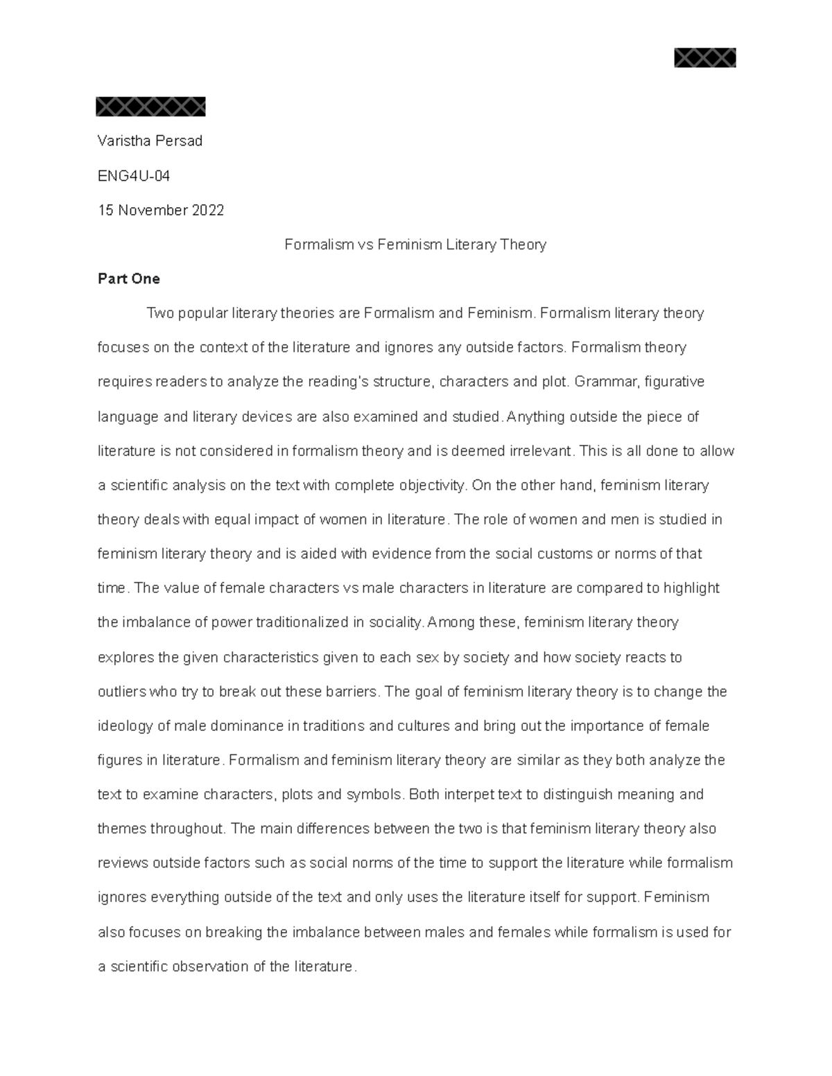 ENG 4U Hamlet Essay: The Tragic Flaw of Overthinking and Hesitation -  Studocu