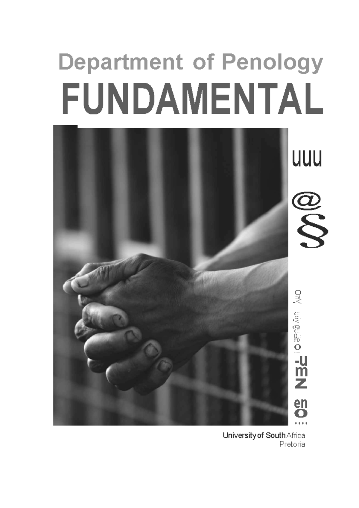 PEN2601 Study Guide: Fundamental Concepts in Penology - Studocu