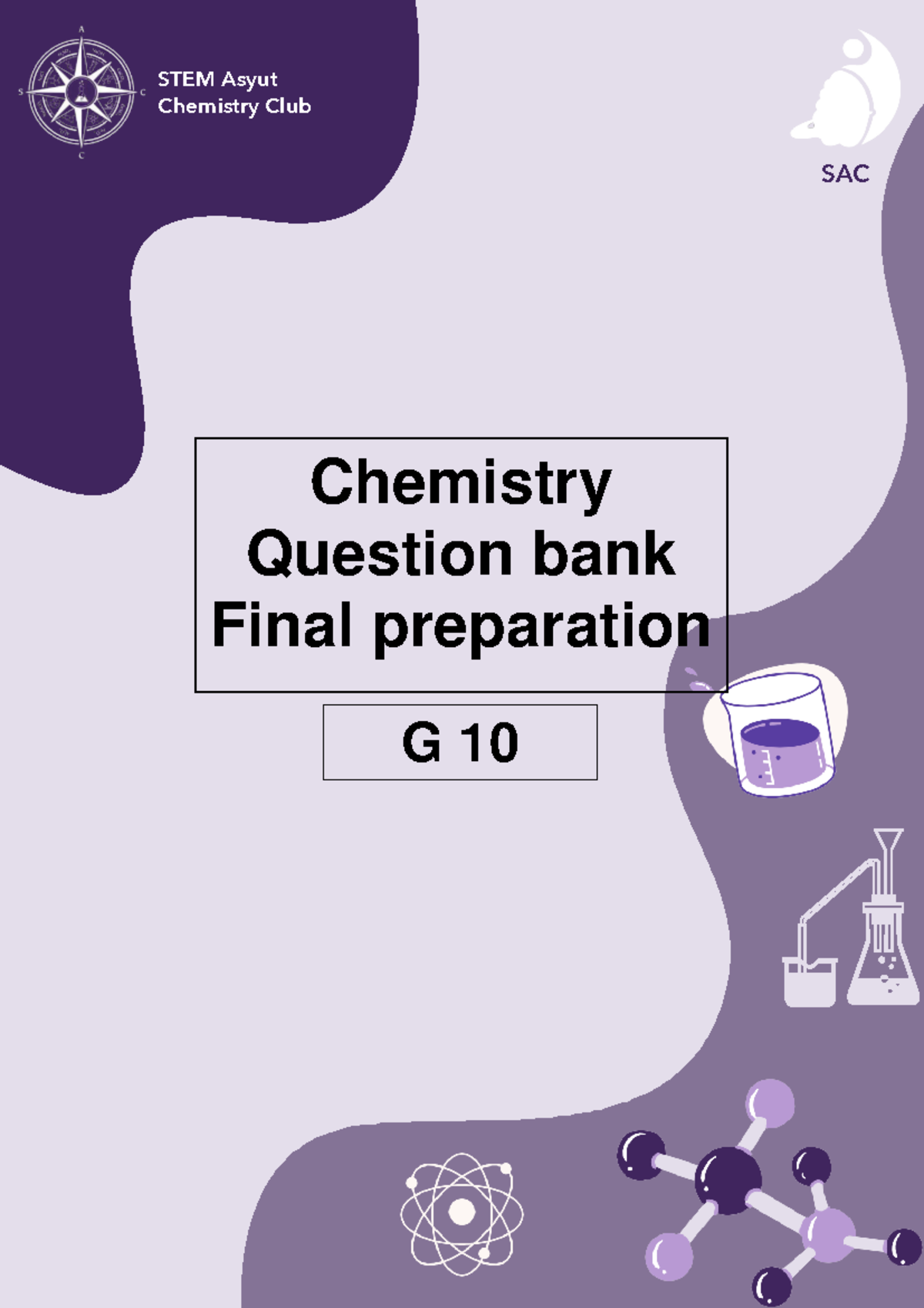 SAC Chemistry Question Bank: Final Prep for Grade 10 Students - Studocu
