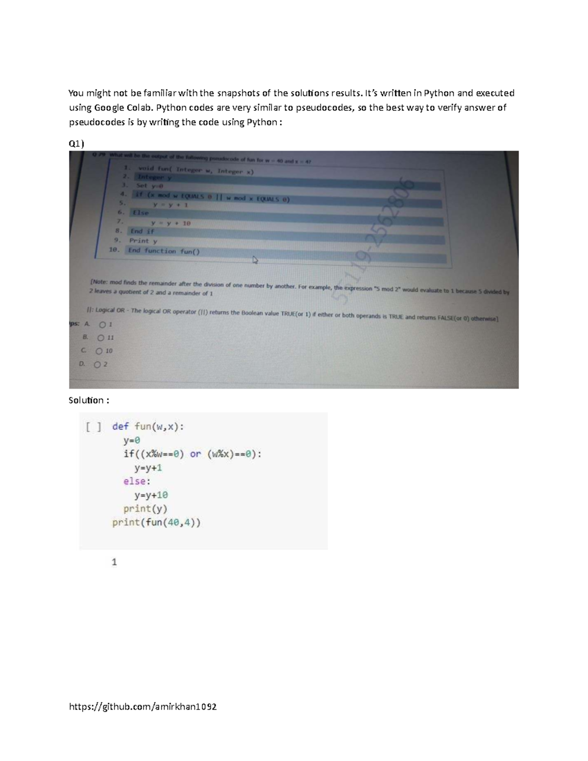 Python Coding Round 1 Results Analysis - MCQ Insights - Studocu