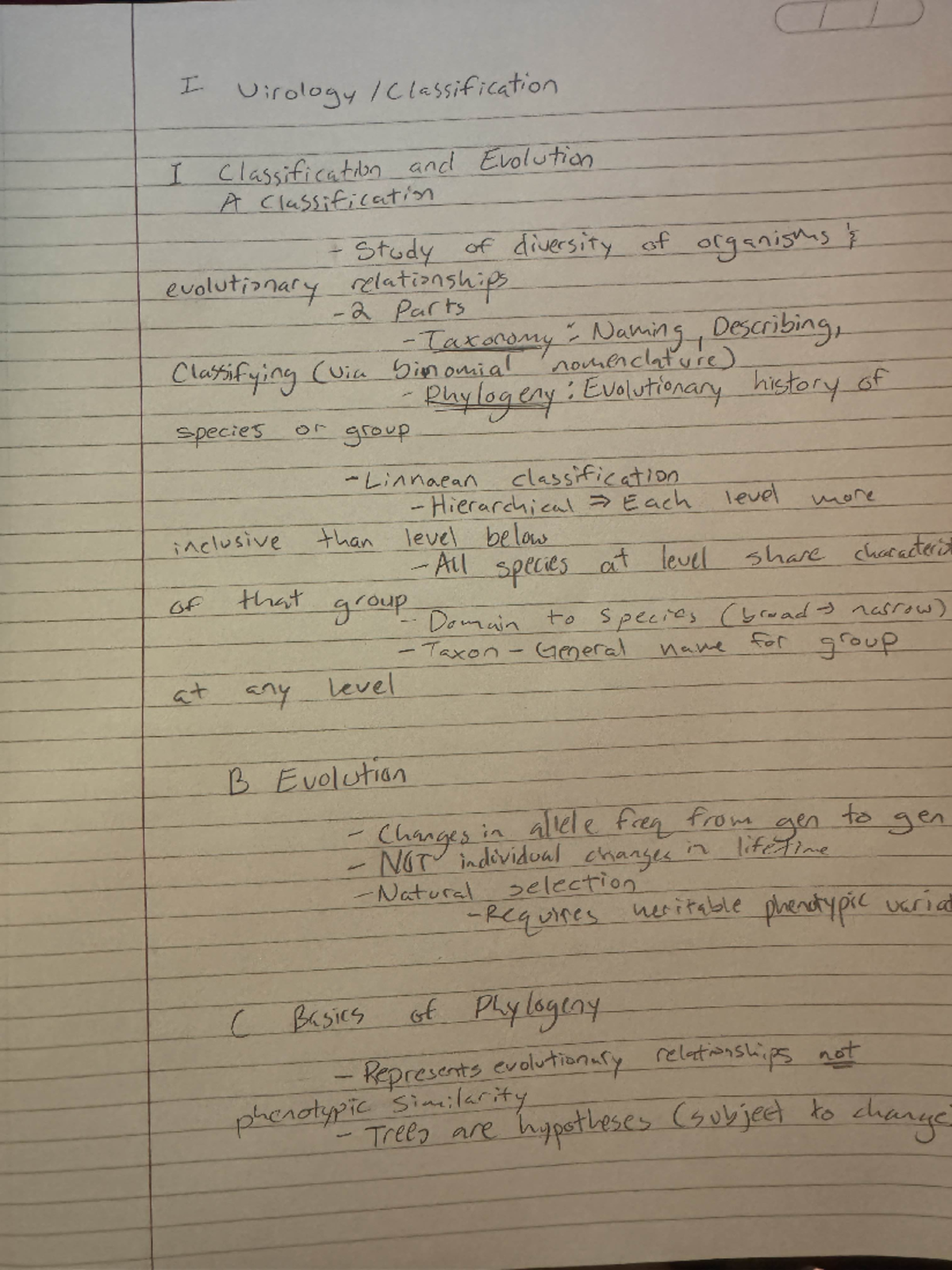 Bio 2 topic 1 - virology notes - I Virology I Classification and ...