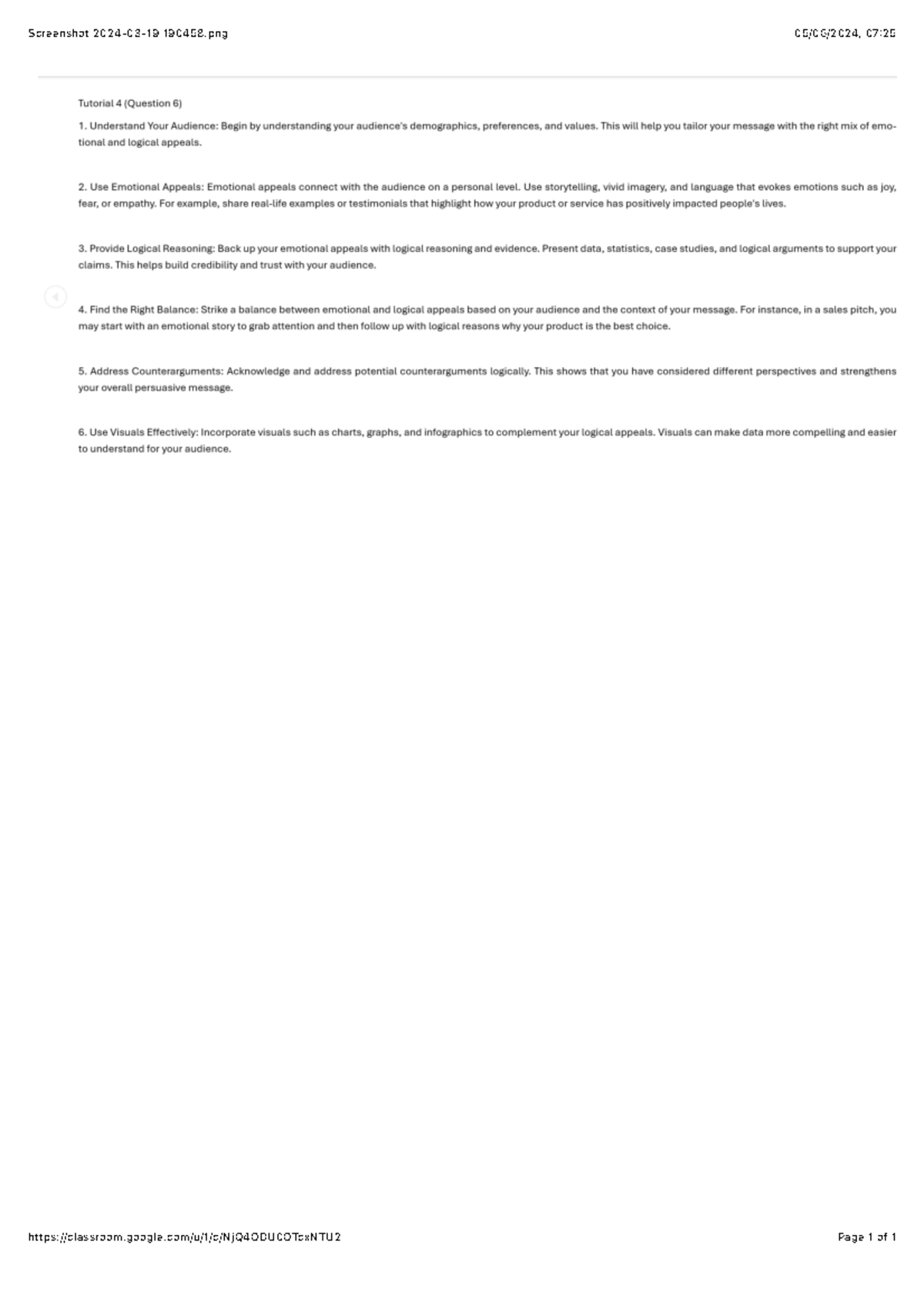 Tutorial 4 Overview and Resources for Spring 2024 - Studocu