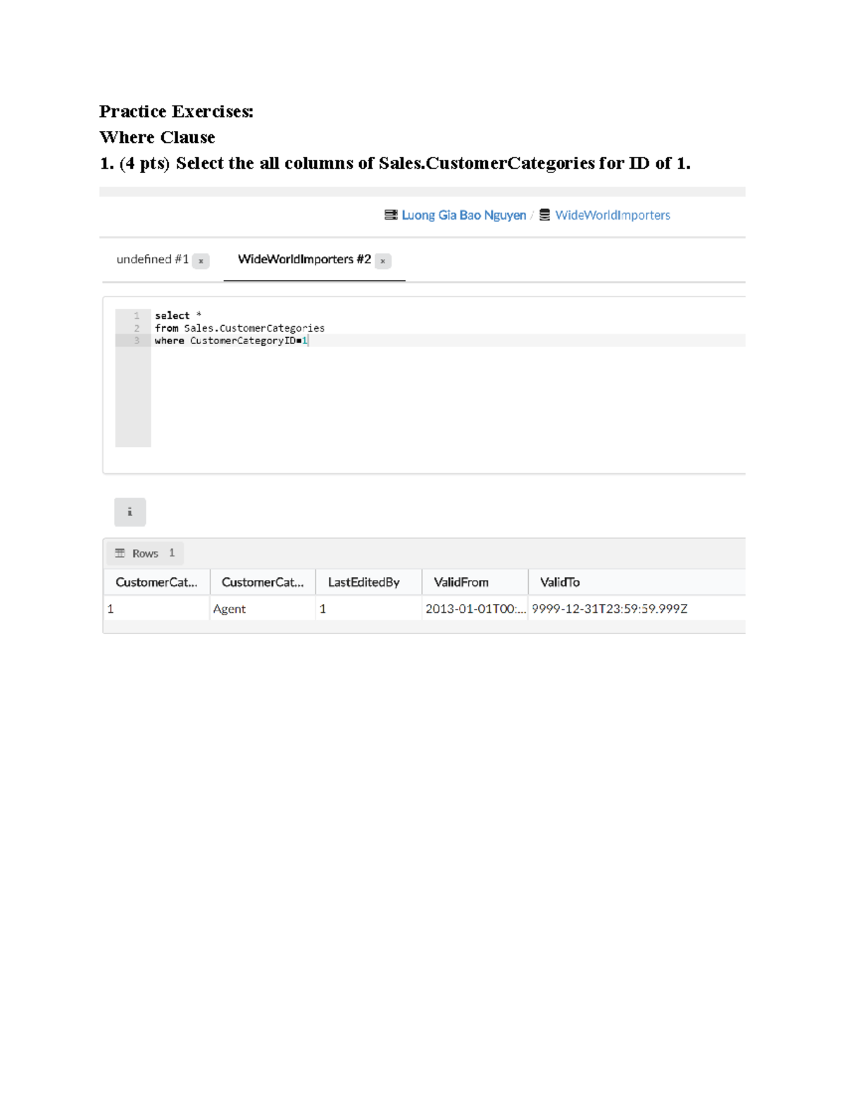 BAT Homework - Practice Exercises on SQL Queries and Joins - Studocu