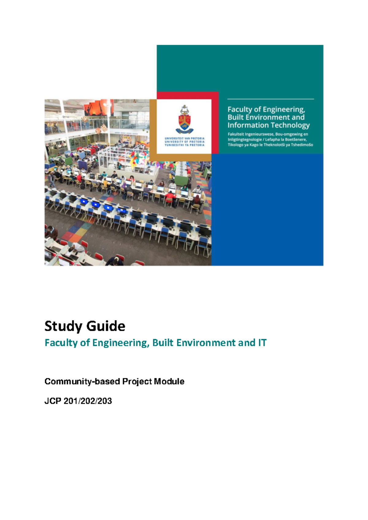 Study Guide - Study Guide Faculty of Engineering, Built Environment and ...