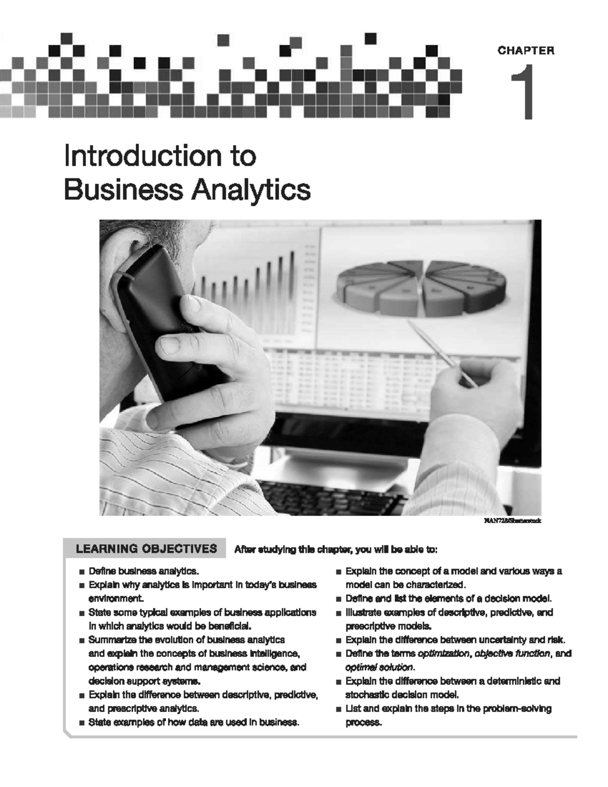 Chapter 1 - CHAPTER 1 Introduction to Business Analytics LEARNING ...