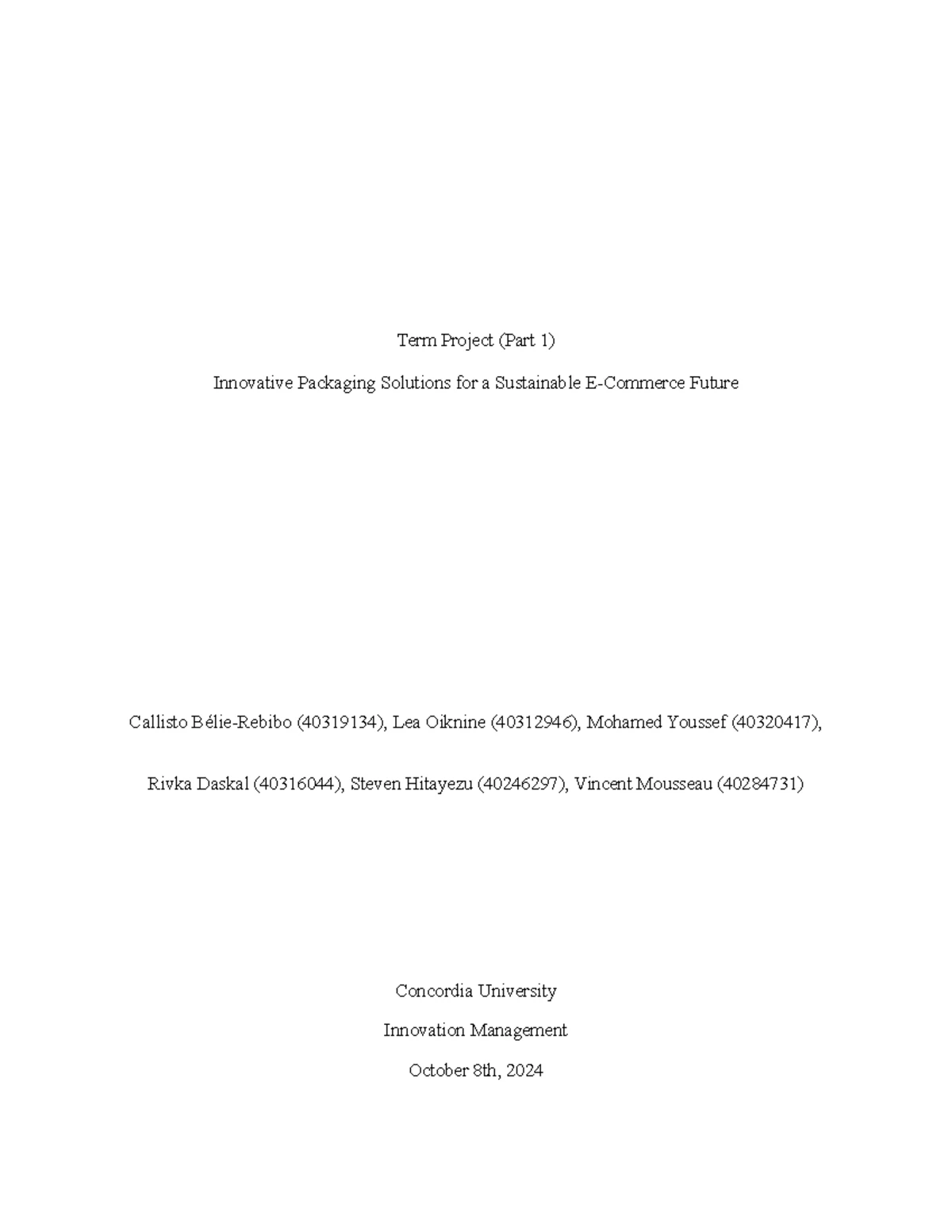 COMM 219 - Chapter 1 - Innovation Concepts and Importance Notes - Studocu