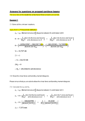 S262ATS - CPUT - Structural Analysis 1 - Studocu