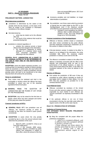 DOJ DC No 15 - Rules on Preliminary Investigations and Inquest ...