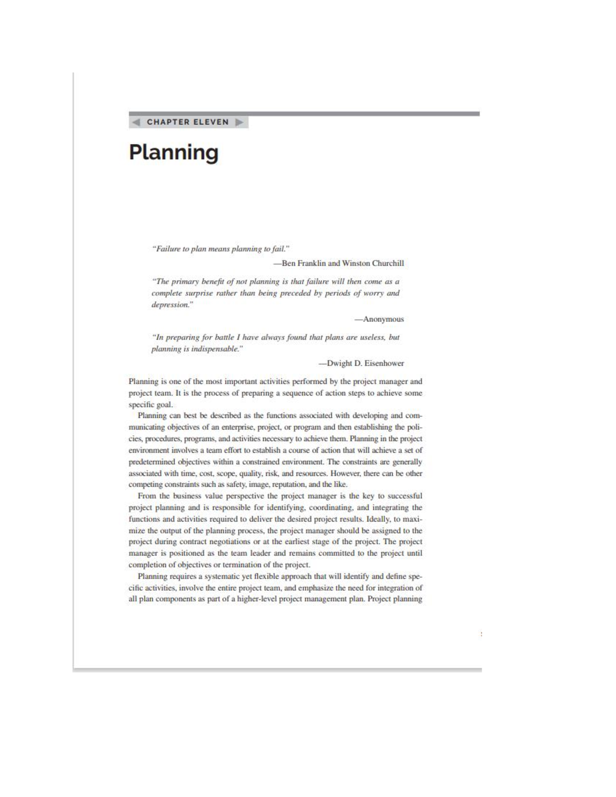Project Management - Excercise chapter 11 - quản trị học - Studocu