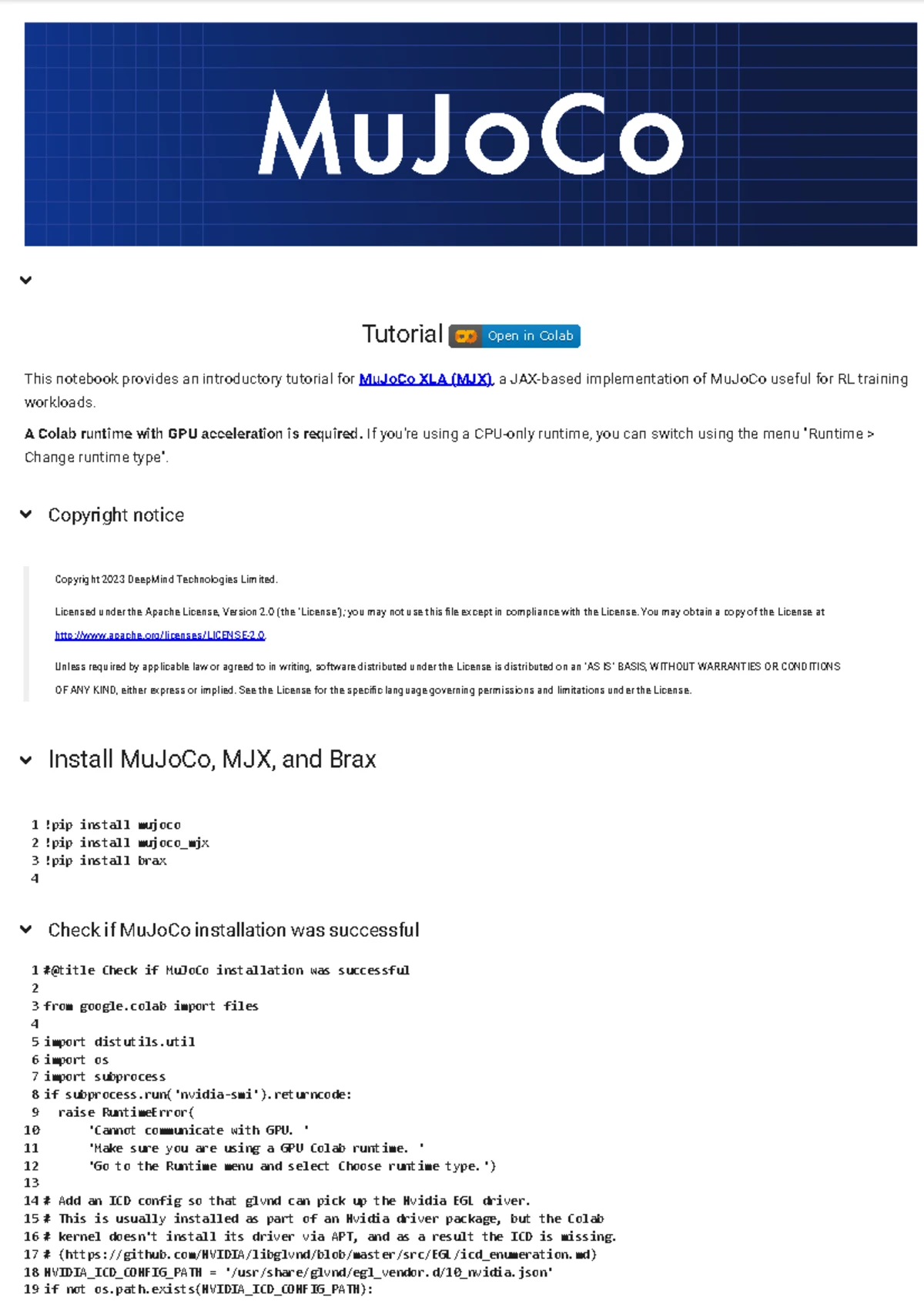 Mjco - tutorial to learn physics simulation engine - Tutorial OOppeenn ...