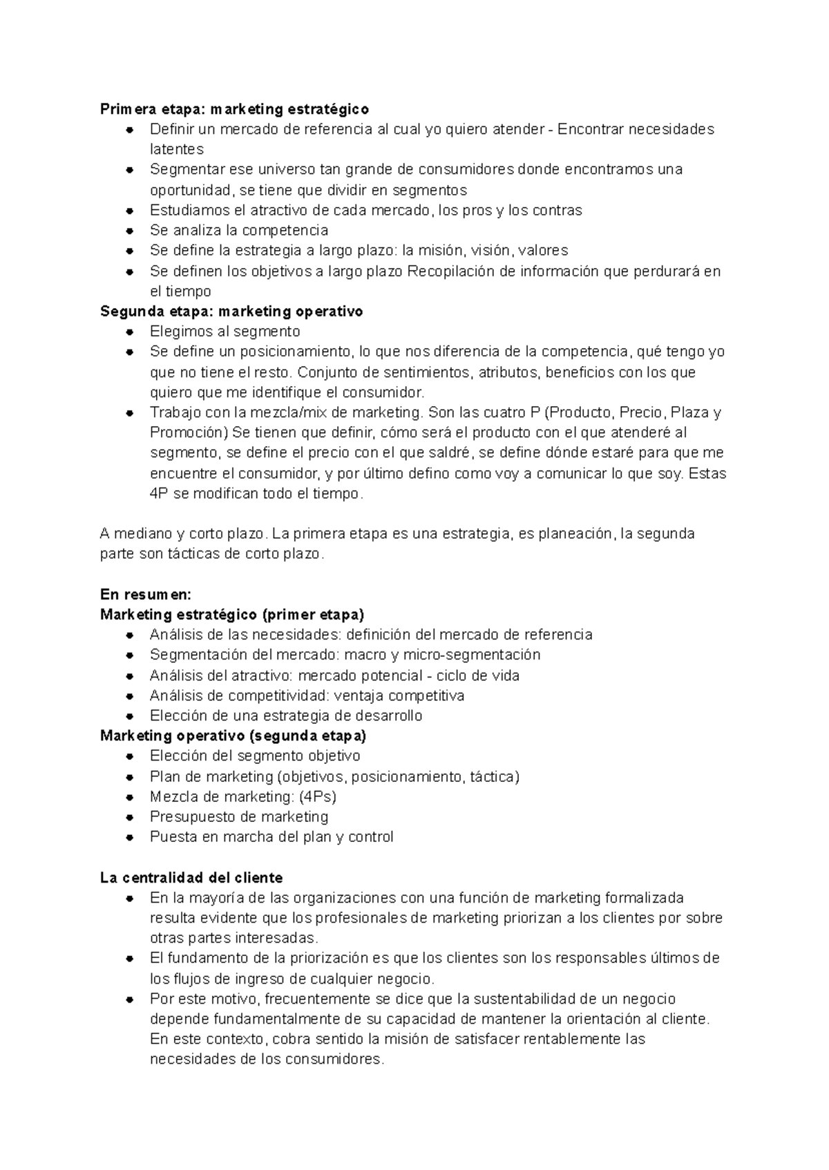 Apuntes MKT Estratégico: Estrategias y Tácticas de Marketing - Studocu