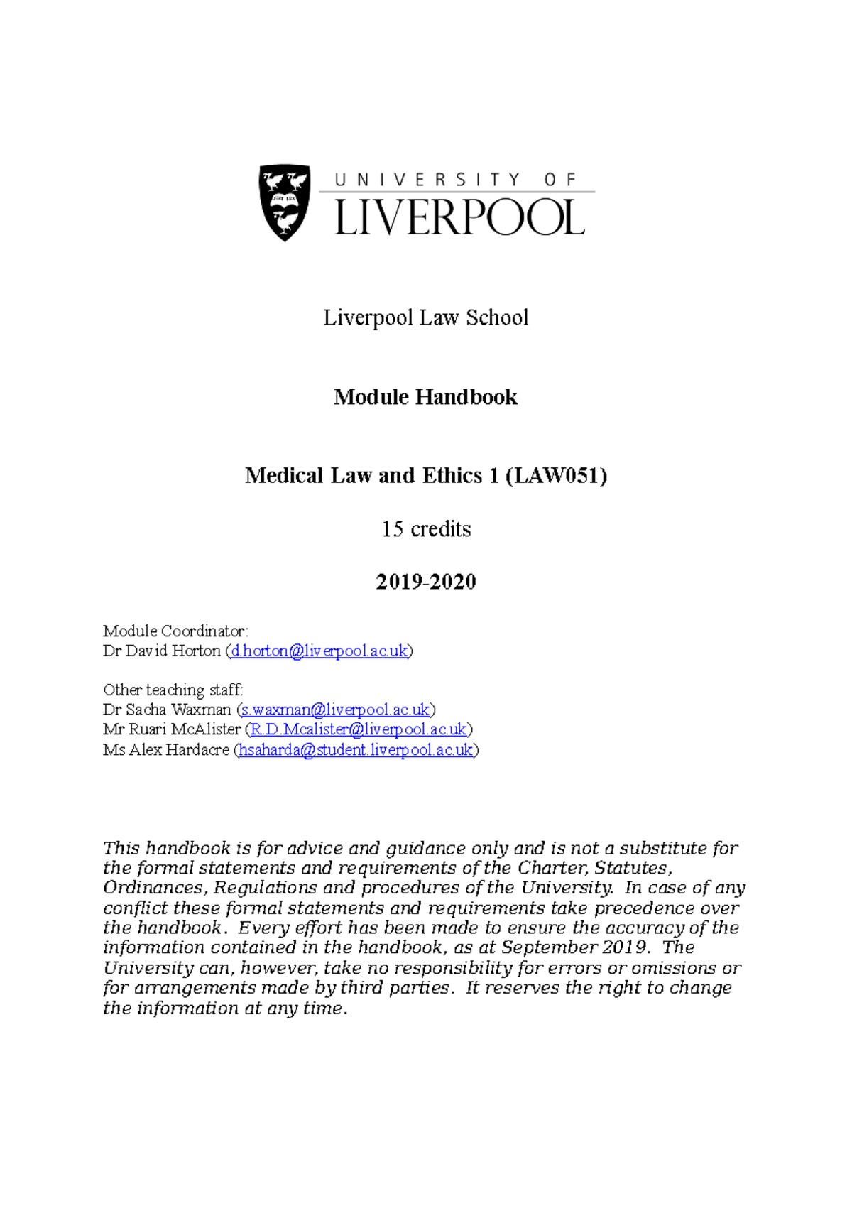 LAW051 Medical Law & Ethics 1 - Understanding Medical Negligence - Studocu