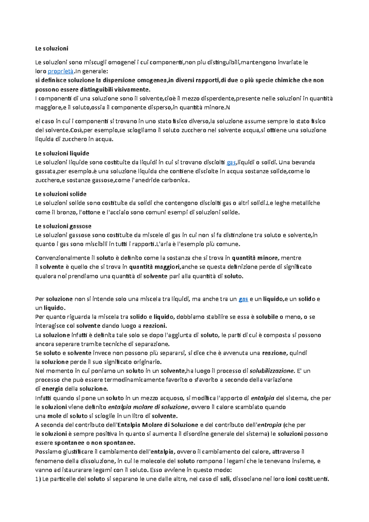 soluzioni liquide e solide LE SOLUZIONI main image 0