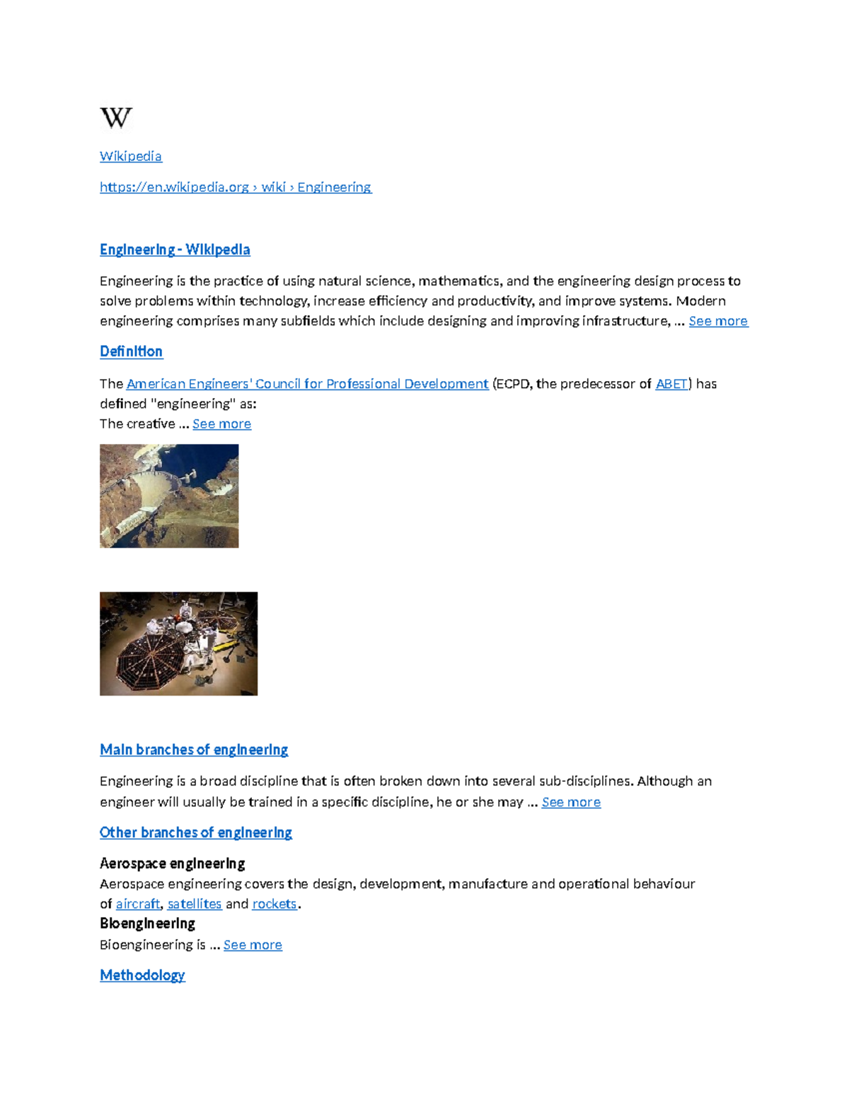 2 - Engineering - Wikipedia en.wikipedia › wiki › Engineering ...