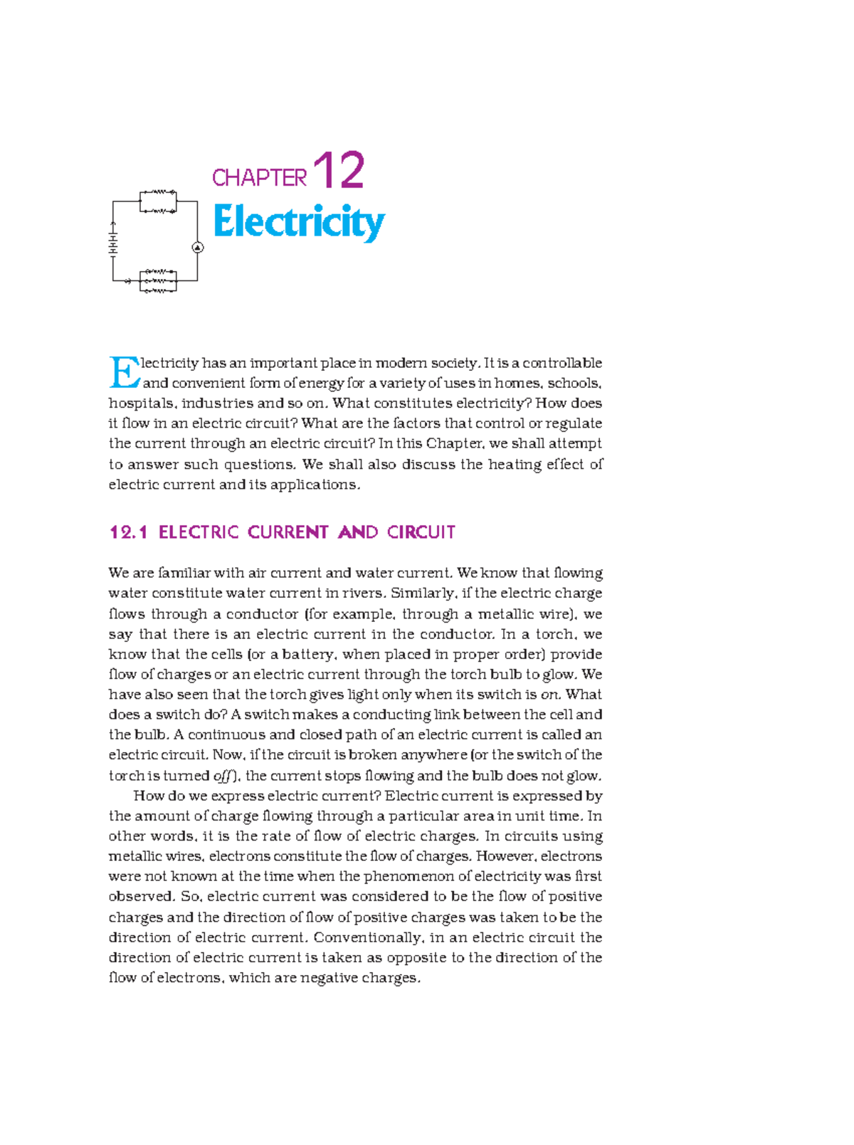 JESC112 - Chapter 12: Understanding Electricity and Circuits - Studocu